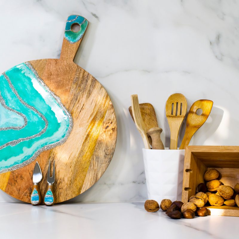 Tabla Geoda Turquesa