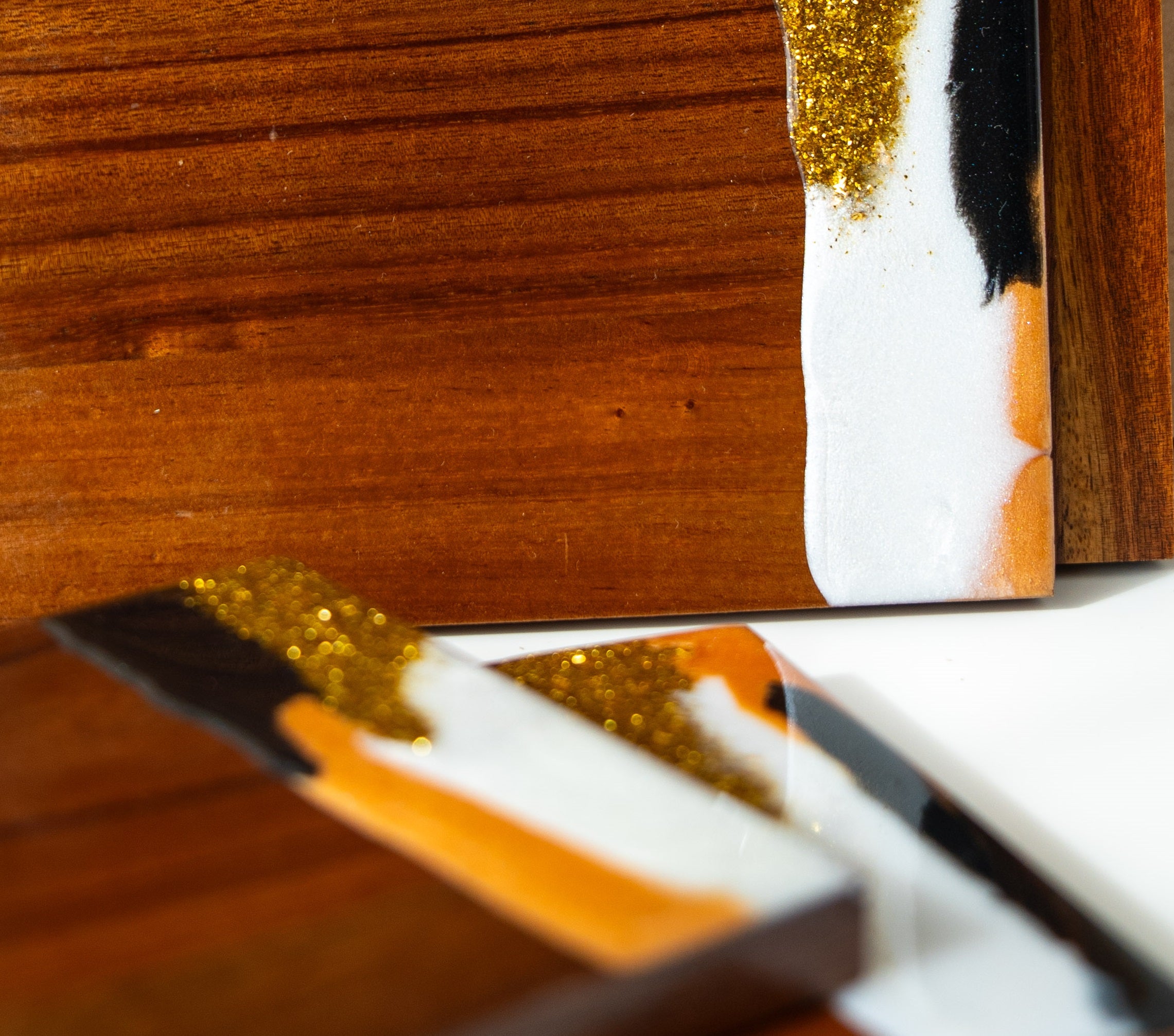 Posavasos Mármol Oro y Negro - Imagen 7